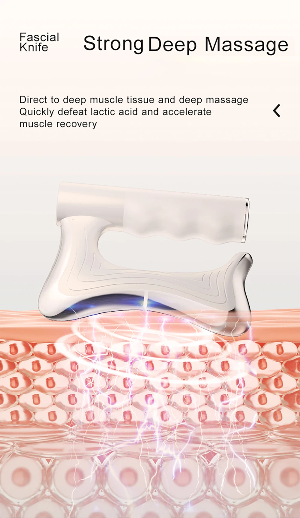 Electric Deep Tissue Massage Blade â€“ Heated Fascia Relaxation Tool